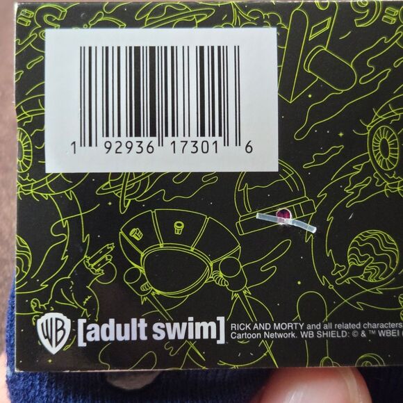 Rick and Morty Adult Swim Dog Booties & Crew Socks Sizes 6 - 12 men - Picture 9 of 11